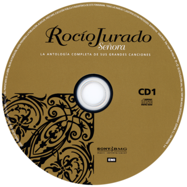 Carátula del disco óptico del CD «Señora - La antología completa de sus grandes canciones»