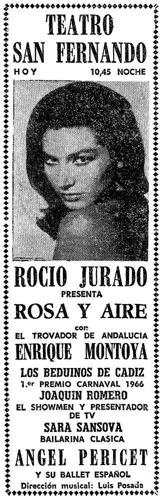 Cartel relacionado con Rocío Jurado