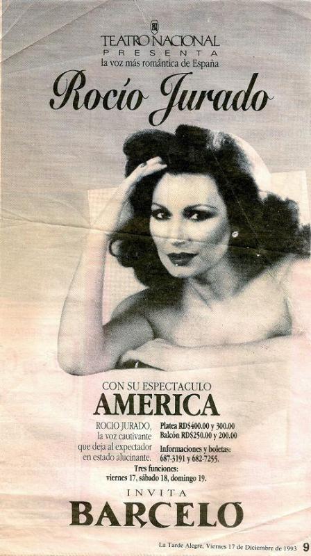 Cartel relacionado con Rocío Jurado