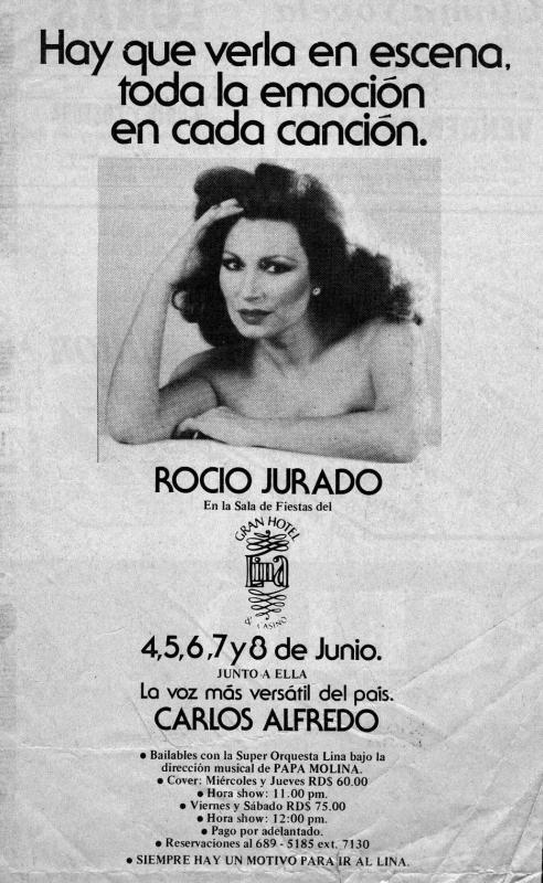 Cartel relacionado con Rocío Jurado