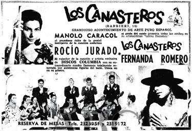 Cartel relacionado con Rocío Jurado