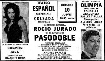 Cartel relacionado con Rocío Jurado