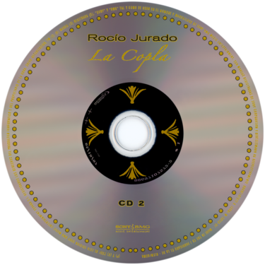 Carátula del disco óptico del CD 2 «La Copla - Los grandes éxitos de la canción española»