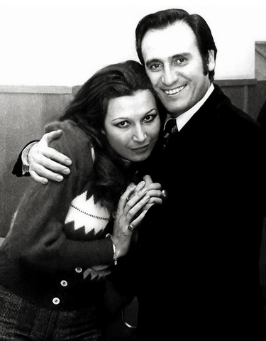 Rocío con Manolo Escobar
