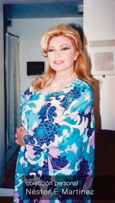 Rocío Jurado en el camerino del Centro de Bellas Artes Luis A. Ferré