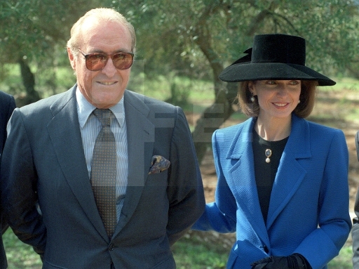 Tomás Terry y Pilar Medina Sidonia, duquesa de Fernandina, acuden al enlace matrimonial de Rocío Jurado y José Ortega Cano