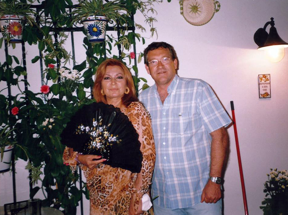 Antonio Benito Martínez con Rocío