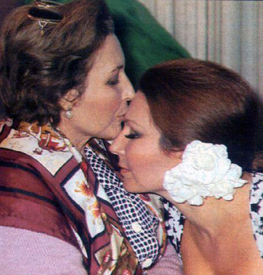 Rosario Jurado Bernal con su hija, Rocío.