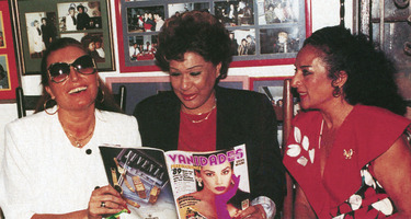 Rocío Jurado con Olga Guillot y Lola Flores