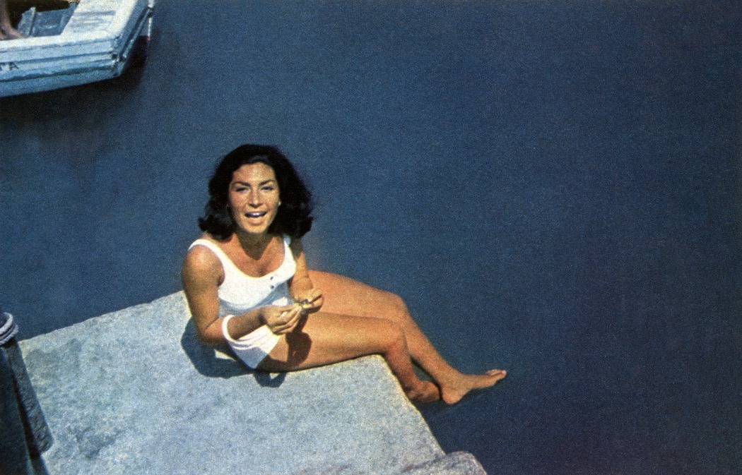 Rocío Jurado posando.