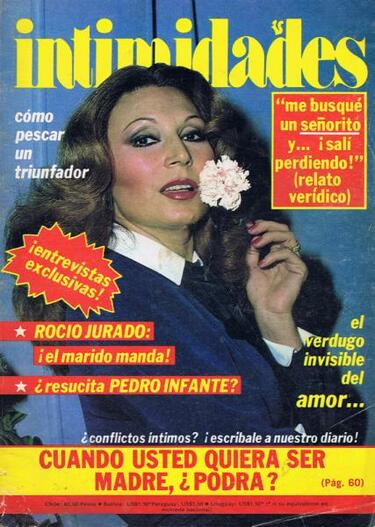 Portada de revista con Rocío Jurado