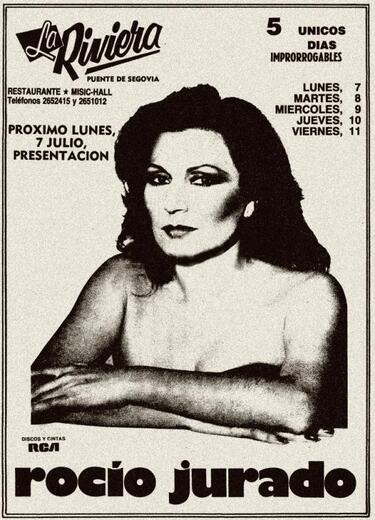 Cartel relacionado con Rocío Jurado