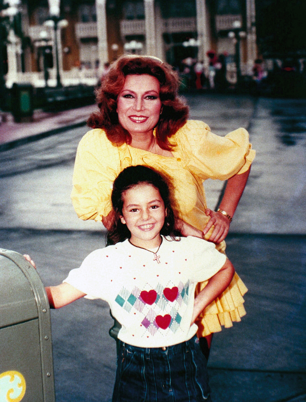 Rocío Jurado con su hija Rocío Carrasco