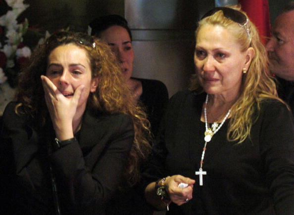 Rocío Carrasco acompañada de Rosa Benito