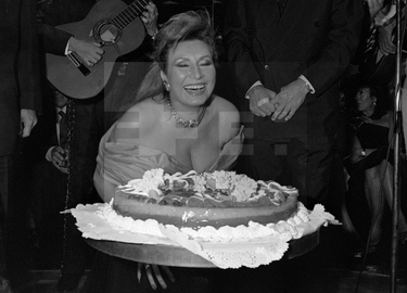 Rocío celebrando su cumpleaños
