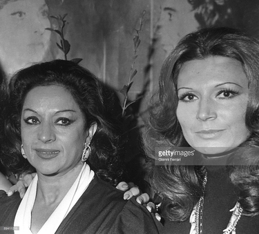 Rocío y Lola Flores