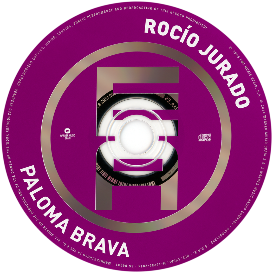 Carátula del disco óptico del CD «Paloma brava (Essential Albums)»
