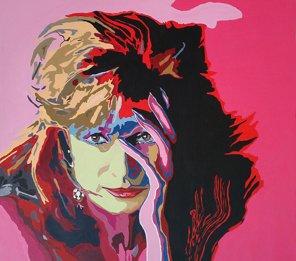 Retrato de Rocío por Juan Pardo, pintor