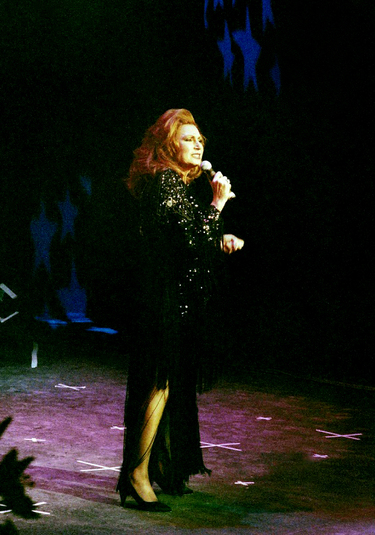 Rocío en concierto