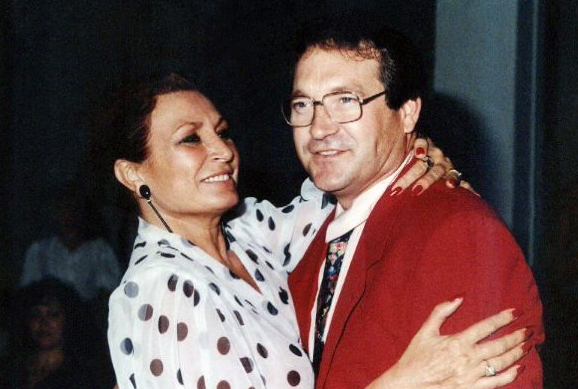 Rocío con Antonio Benito Martínez