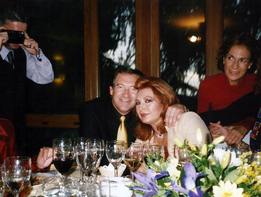 Antonio Benito Martínez con Rocío.
