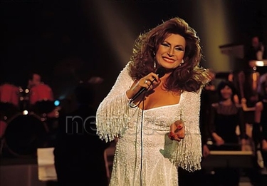 Rocío durante una actuación
