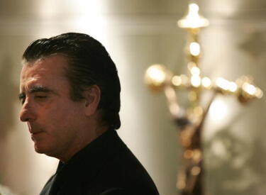 El torero José Ortega Cano en el interior del Centro Cultural de la Villa de Madrid