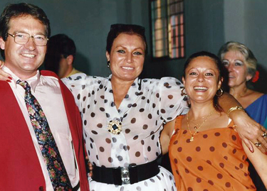 Antonio Benito Martínez con Rocío