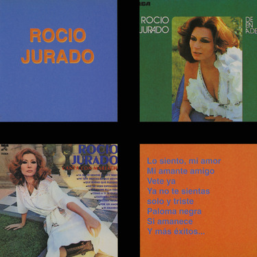 Carátula frontal del CD «Rocío Jurado»