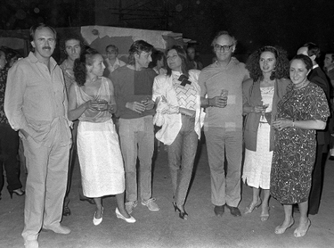 Jesús López Cobos, la bailaora Cristina Hoyos, Antonio Gades, Rocío, Carlos Saura, Laura del Sol e Isabel Falla