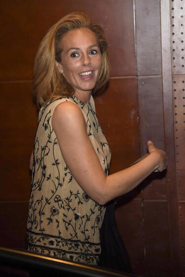 Rocío Carrasco en la presentación del sello en homenaje a su madre, Rocío Jurado.