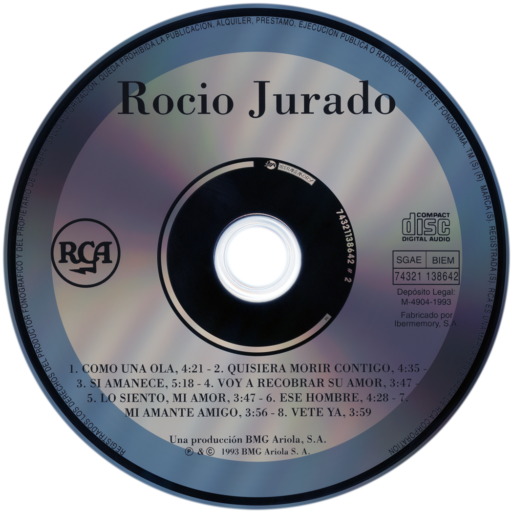Carátula del disco óptico del CD «Grandes éxitos»