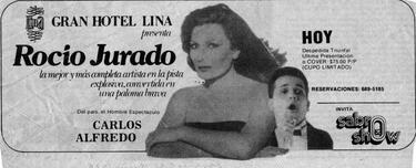 Cartel relacionado con Rocío Jurado
