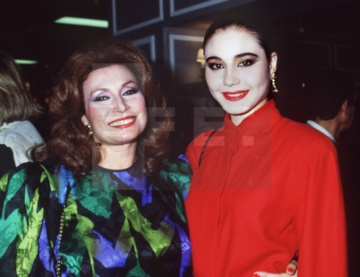 Rocío junto a la modelo Juncal Rivero