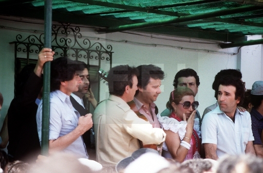 Rocío en la localidad de Almonte donde se celebra la tradicional fiesta andaluza del Rocío