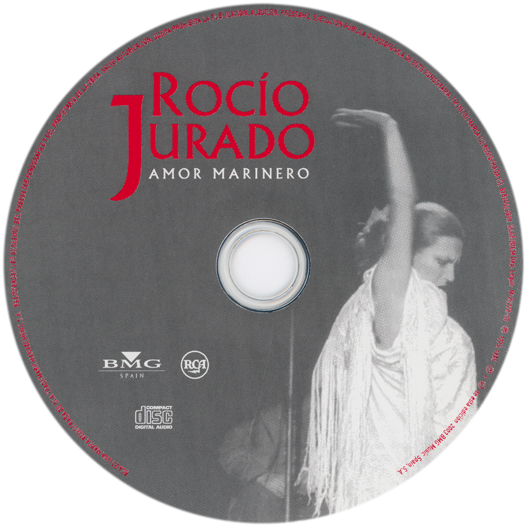 Carátula del disco óptico del CD «Amor marinero».
