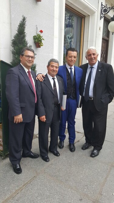 Antonio Peña y Manuel Jurado, entre otros, asistieron a la presentación del sello Rocío Jurado.