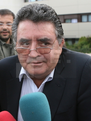 Eugenio Ortega Cano a su llegada a la clínica Montepríncipe de Madrid donde acudió para visitar a Rocío Jurado