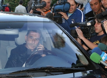 l abogado Marcos García Montes, a su llegada a la residencia de Rocío Jurado