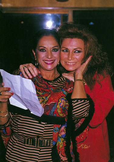 Rocío Jurado y Lola Flores, dos grandes amigas