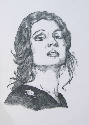 Pintura sobre Rocío
