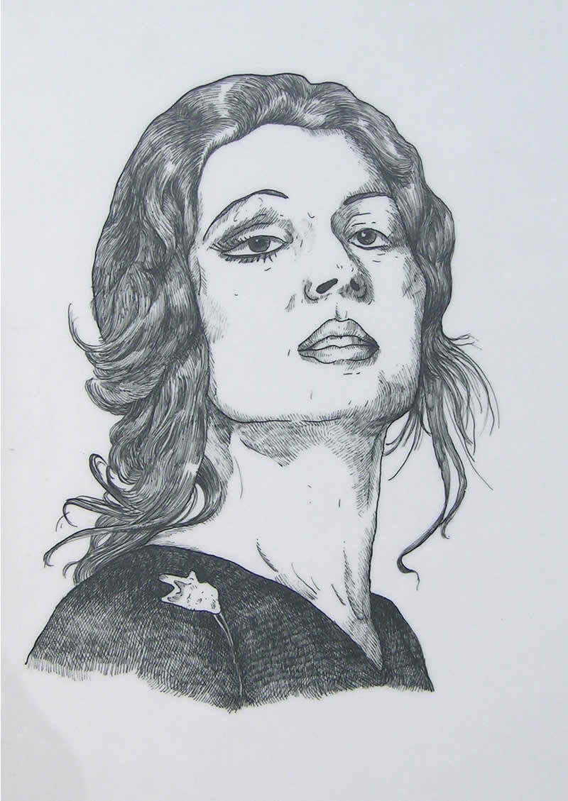 Pintura sobre Rocío