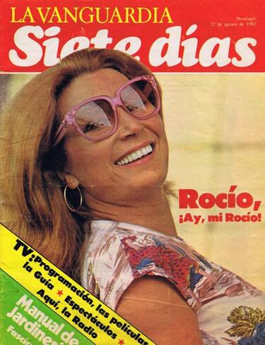 Portada de revista con Rocío Jurado