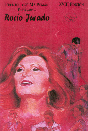 Poster «Premio José Mª Pemán a Rocío Jurado».