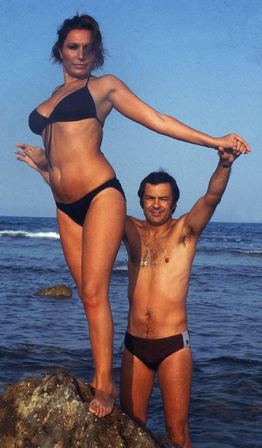 Rocío Jurado acompañada de su marido Pedro Carrasco