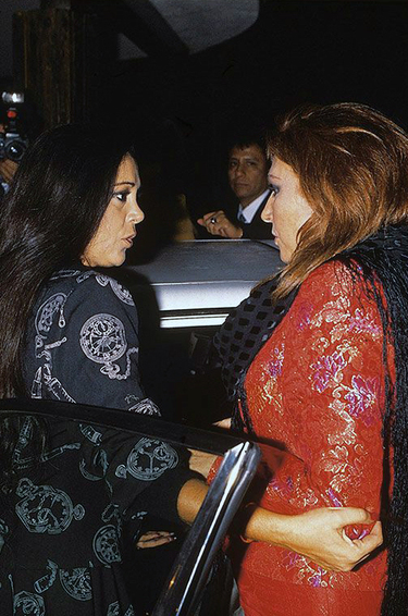 Rocío Jurado con Isabel Pantoja