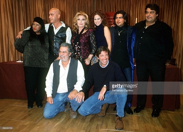 Rocío durante la presentación del álbum «Negro y verde»