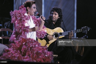 Rocío y Tomatito en una actuación