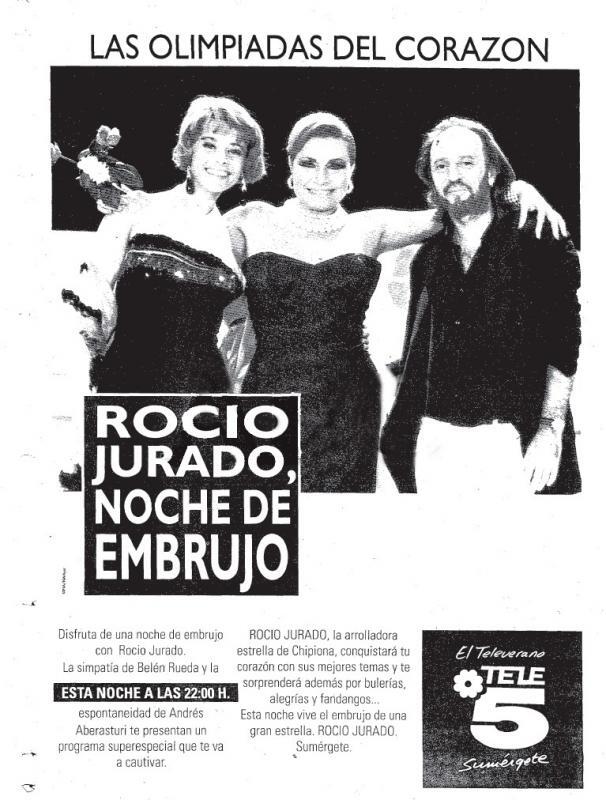 Cartel relacionado con Rocío Jurado