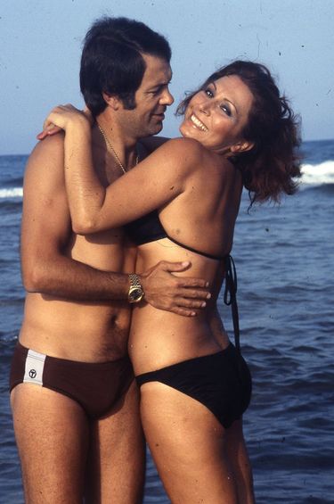 Rocío Jurado acompañada de su marido Pedro Carrasco